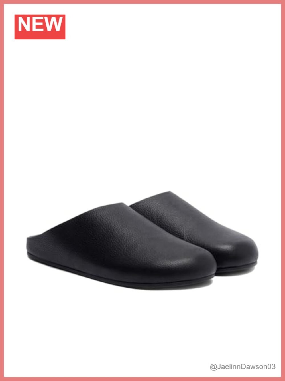 Genuine Leather & Suede Flat Mules Round Toe Slip-On Comfort